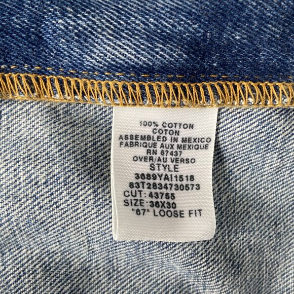 Ralph Lauren Polo 90s RL 67 Loose Jeans 36x30 - GREAT Condition - Picture 6 of 9